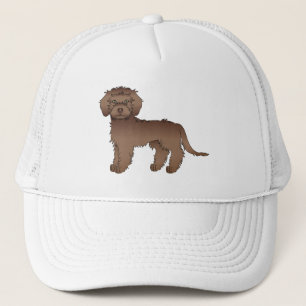 Boné Cachorro de Cartoon Mini Goldendoodle