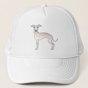 Boné Cachorro de desenho animado fofo Italian Greyhound