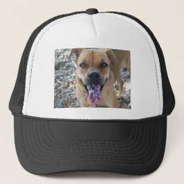 Boné Cachorro feliz com língua manchada