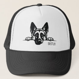 Boné Cachorro German shepherd. Personalizar