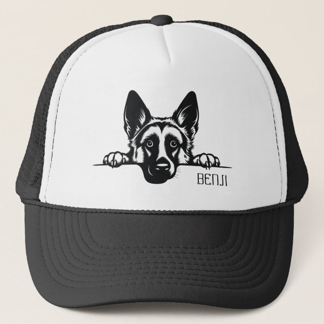Boné Cachorro German shepherd. Personalizar (Frente)