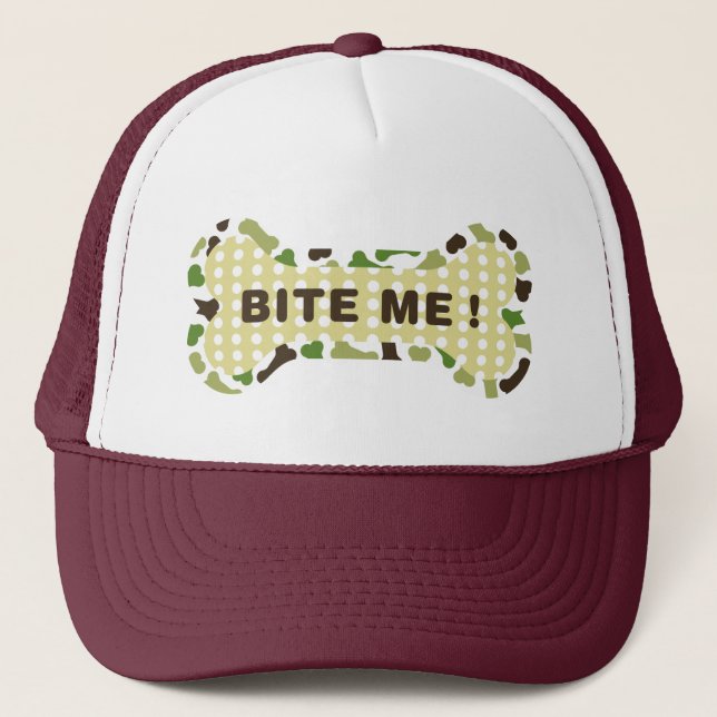 Boné Cachorro - Morda-me (Frente)
