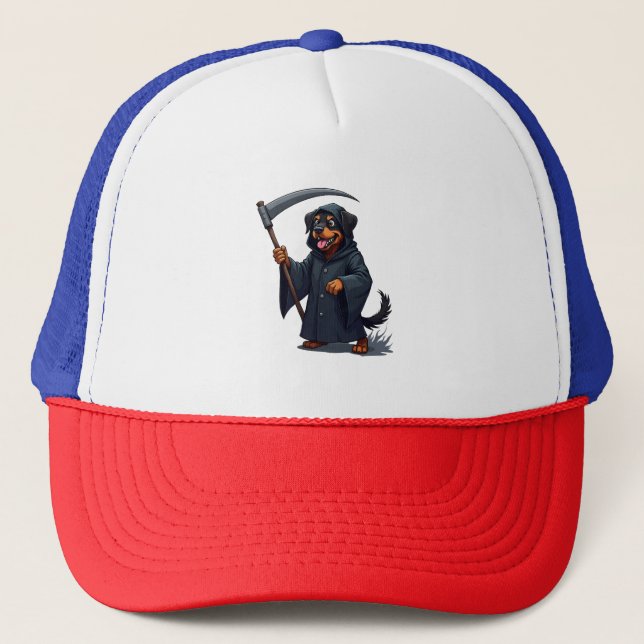 Boné Cachorro Rottweiler da Grim Reaper (Frente)