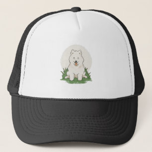 Boné Cachorro Samoyed Engraçado