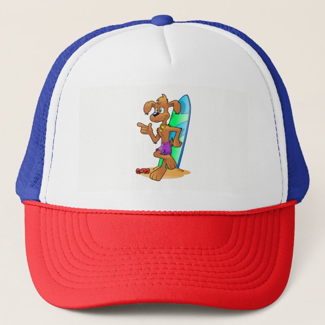 Boné Cachorro Surfista (Frente)