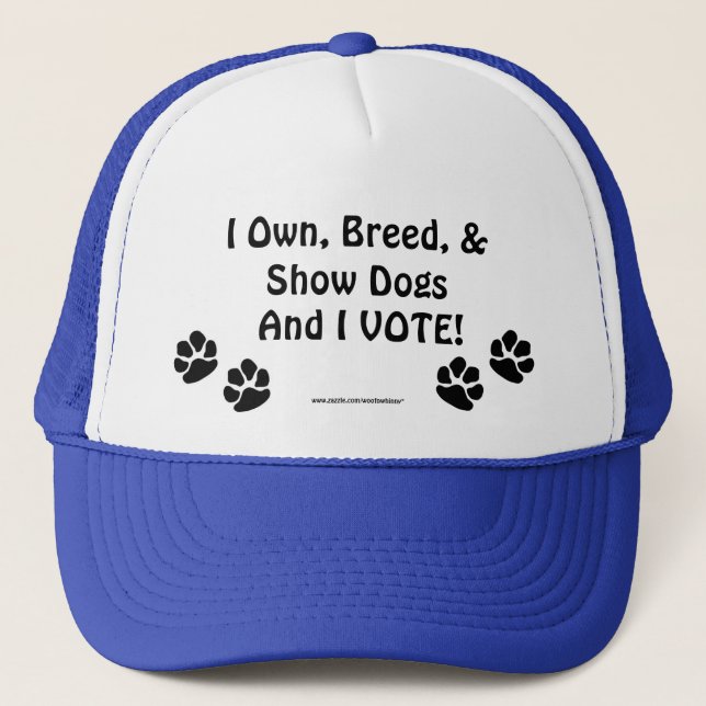 Boné Cachorros Mostrar Eleitores (Frente)