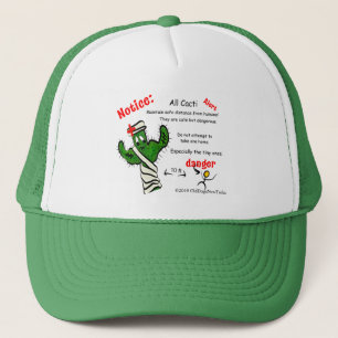 Boné Cactus Cuidado com os humanos!