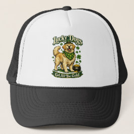 Boné Cães Sortudos Conquistam Todo o Ouro do Chapéu do