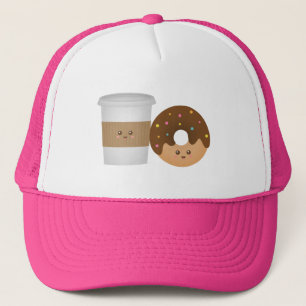 Boné Café e Donut Fofo, Você me completa