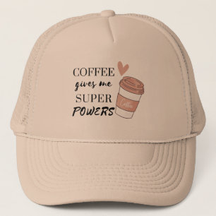 Boné Café me dá super poderes