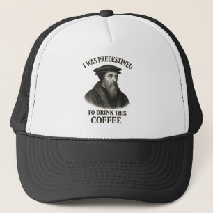 Boné Café Predestinado John Calvin Engraçado Teologia