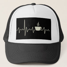 Boné Café viciado em café design espresso com batimento