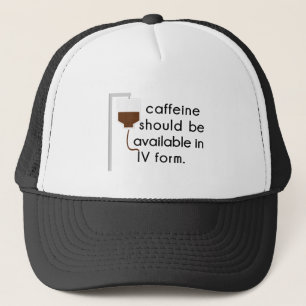 Boné cafeína na IV, humor de enfermeiro