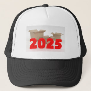 Boné Caixas Abertas com Imagem do Ano 2025 Impressa