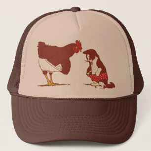 Boné Calcinhas De Galinha E Gato