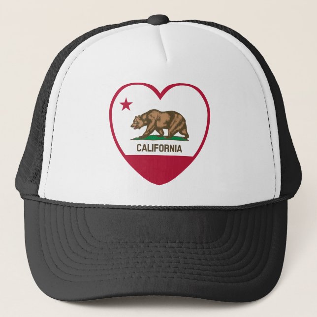 Boné California Love - California Flag Heart (Frente)