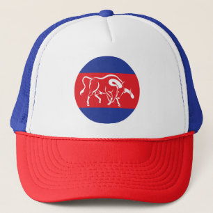 Boné Camboja Kouprey Bandeira Nacional Cambojana