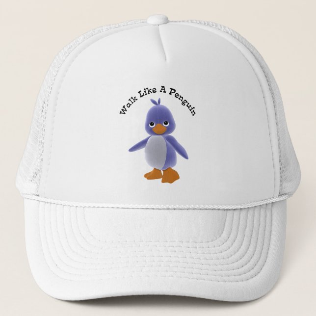 Boné Caminhada como um chapéu do pinguim (Frente)