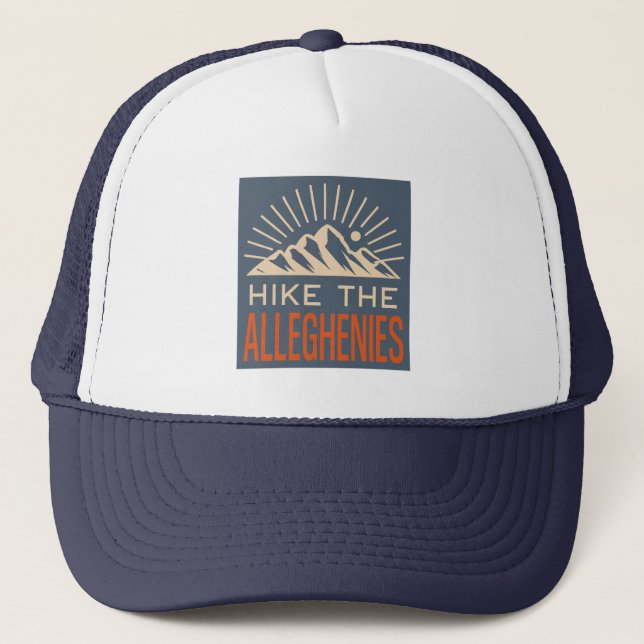 Boné Caminhada pelas Montanhas Allegheny Sunburst (Frente)