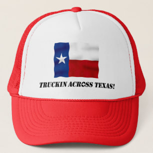 Boné Caminhão através do Texas - Chapéu Vermelho