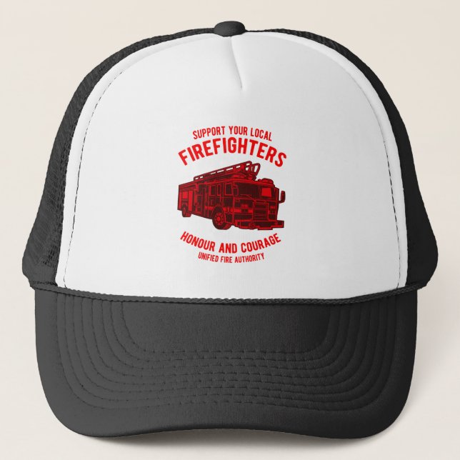 Boné Caminhão de Bombeiros (Frente)