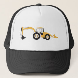 Boné Caminhão de Construção de Backhoe