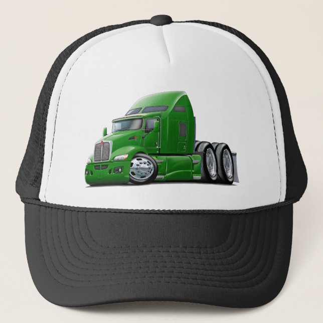 Boné Caminhão verde de Kenworth 660 (Frente)