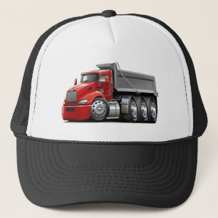 Boné Caminhão Vermelho-Cinzento de Kenworth T440