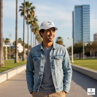 Boné "Caminhe Com Fé"