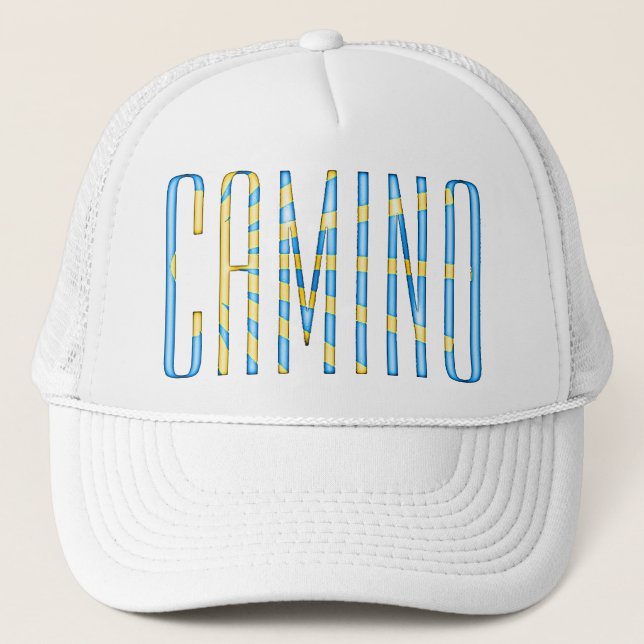 Boné Camino de Santiago Trucker Hat (Frente)