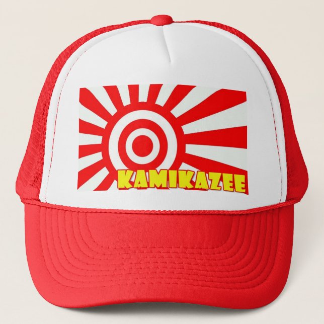 Boné camionista do paintball do kamikaze (Frente)