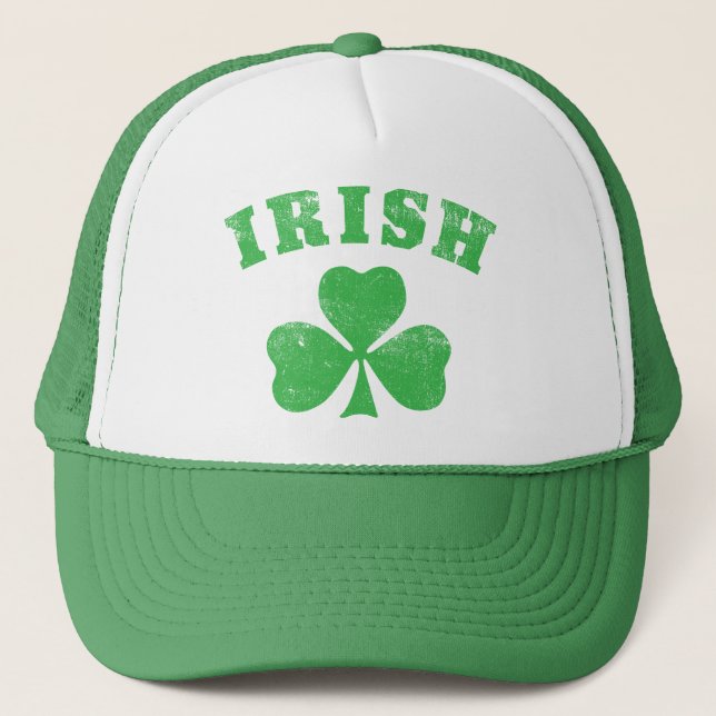 Boné Camionista irlandês do trevo (Frente)