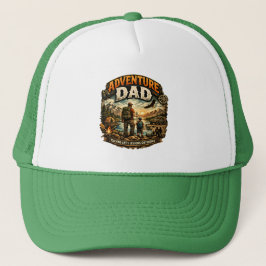 Boné Camisa Adventure Dad – Camping ao Ar Livre Vintage