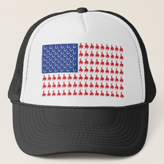 Boné Camisa-Cowboy-Cavaleiro-Bandeira (Frente)