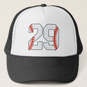 Boné Camisa de Beisebol Número 29