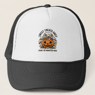 Boné Camisa de Doces de Halloween Design de Monstro Fof