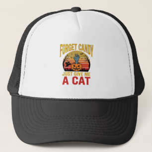Boné Camisa de Doces Engraçados para Amante de Gatos no