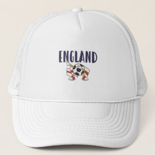 Boné Camisa de Fã de Futebol da Inglaterra Bandeira Ing