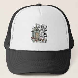 Boné Camisa de Fazenda Antiga Criando Galinha Louvando