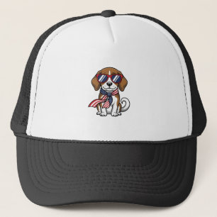 Boné Camisa de Óculos de Sol de Cachorro Beagle Patriot