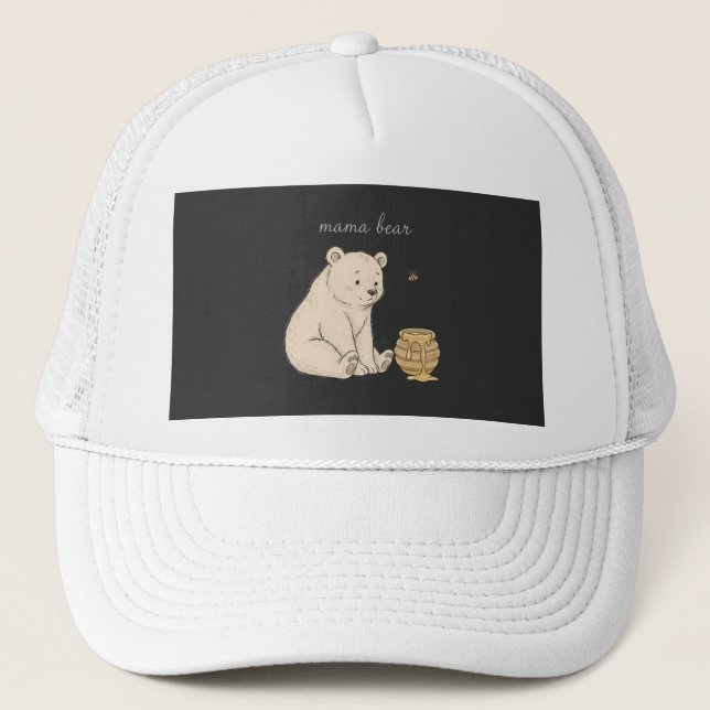 Boné Camisa de Presente do Dia das Mães da Mamãe Urso & (Frente)