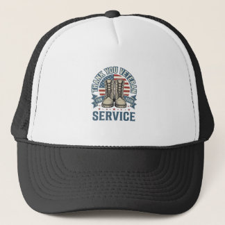 Boné Camisa de Serviço Botas Patrióticas Veterano Obrig
