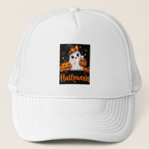 Camisa do Dia das Bruxas com Fantasma Fofo – Feliz