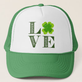 Boné Camisa Irlandesa Verde Trevo Nó Celta AMOR