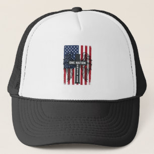 Boné Camisa Uma Nação Sob Deus Asas Cruz Patriótica_1