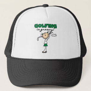 Boné Camisas e Presentes Golfing é Groovy