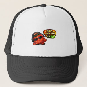 Boné Camiseta Bro Mode On Divertida Personagem Animad