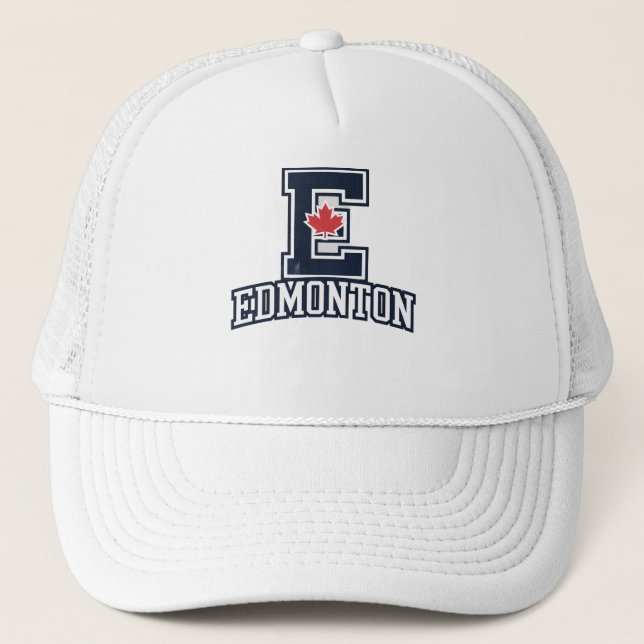 Boné Camiseta com Gráfico da Folha de Maple de Edmonton (Frente)