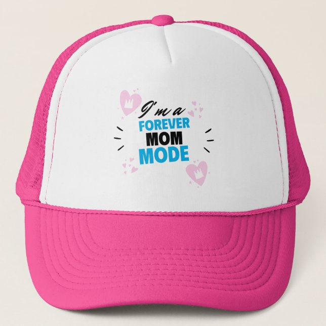 Boné Camiseta de Mãe Adotiva para Sempre Modo (Frente)