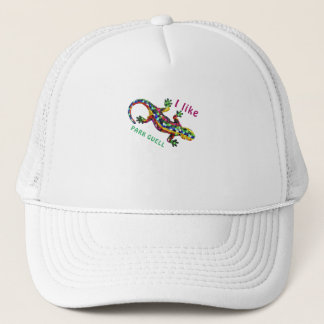 Boné Camiseta de Viagem Eu Amo PARK GUELL. presente